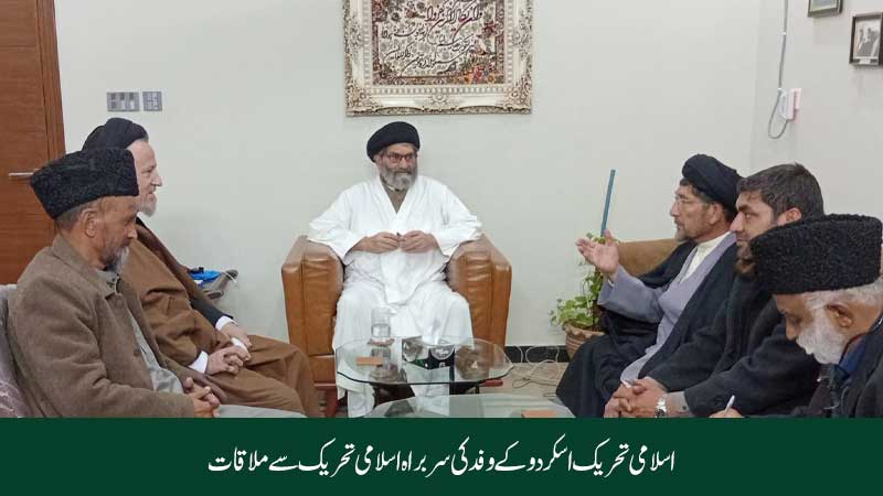 قائد ملت جعفریہ پاکستان سے اسلامی تحریک اسکردو کے وفد کی ملاقات