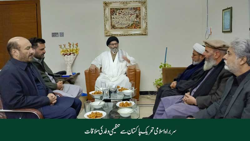 سربراہ اسلامی تحریک پاکستان علامہ ساجد علی نقوی سے تنظیمی وفد کی ملاقات