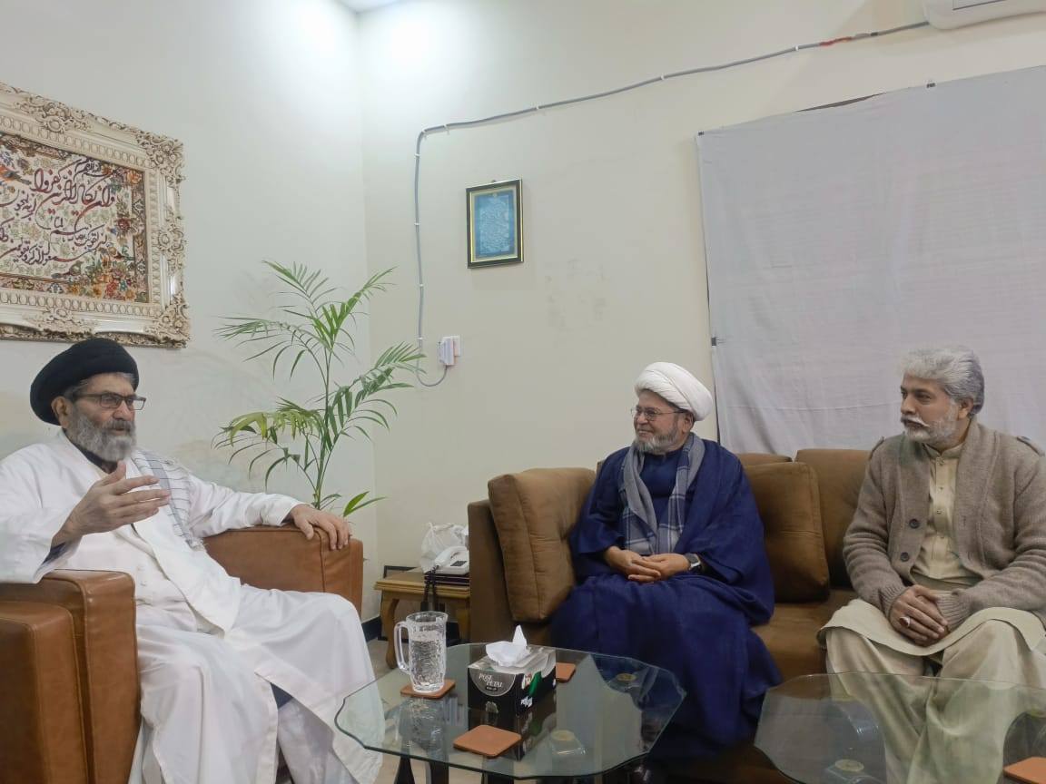 قائد ملت جعفریہ پاکستان علامہ ساجد علی نقوی سے شیعہ علماء کونسل کے رہنماؤں کی ملاقات