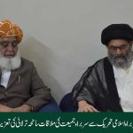 علامہ سید ساجد علی نقوی سے مولانا فضل الرحمان کی ملاقات، سانحہ ترلائی پر تعزیت