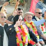 سکردو میں اسلامی تحریک پاکستان اور استحکام پاکستان پارٹی کی مشترکہ انتخابی ریلی