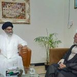 سربراہ اسلامی تحریک قائد ملت جعفریہ علامہ ساجد نقوی سے علامہ شبیر میثمی کی ملاقات