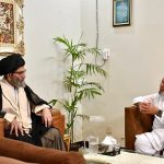 سربراہ اسلامی تحریک قائد ملت علامہ سید ساجد نقوی سے علامہ شبیر میثمی نے ملاقات کی